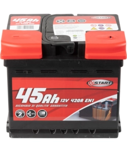 Batteria auto 45ah 12v 420a polo positivo destro cassetta l1